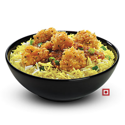 "Rice Bowl with Popcorn Chicken - KFC - Click here to View more details about this Product